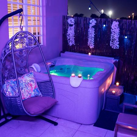 Private Jacuzzi Oasis With Mountain Views And Free Parking Apartment Понсе Екстериор снимка